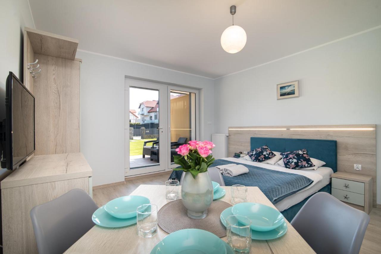 Roza Baltyku - Apartamenty I Pokoje A Dębki Dış mekan fotoğraf